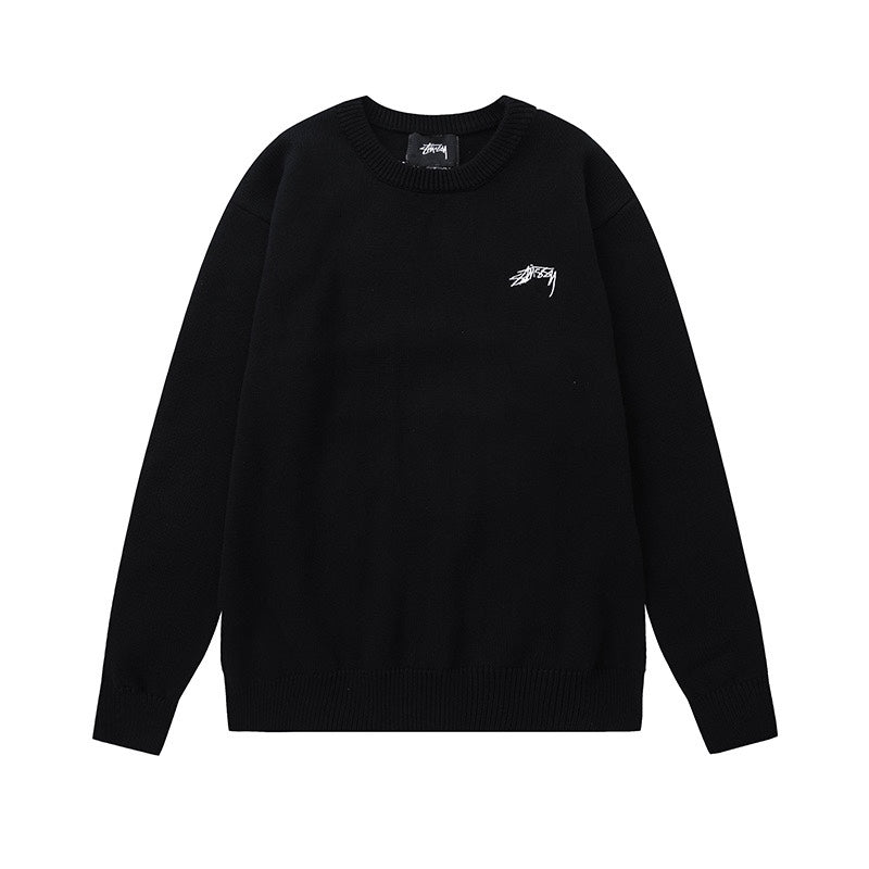 Stussy Care Label Sweater 'Black' | Medium