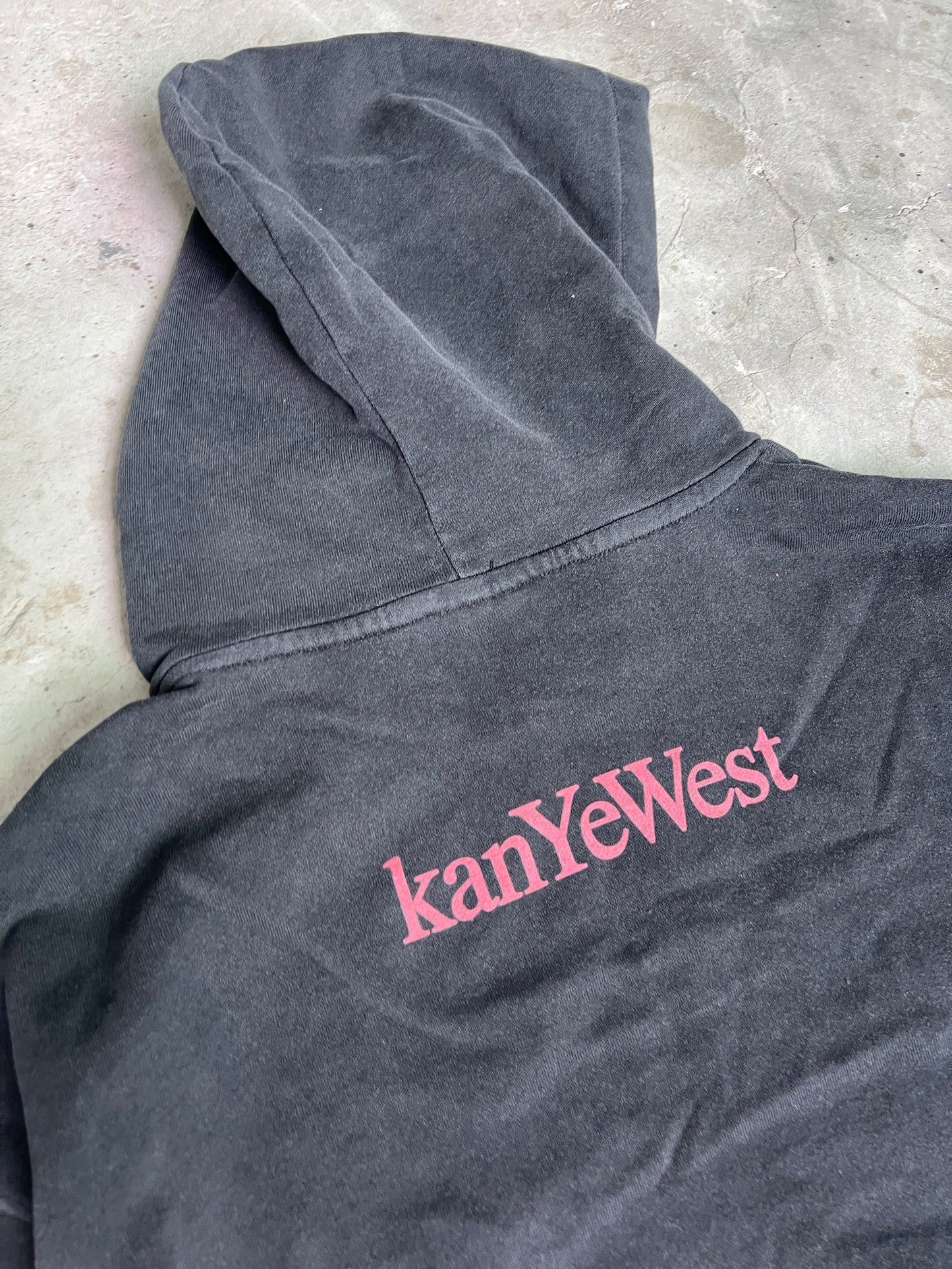 Kanye West 'Late Registration' Y2K Vintage Hoodie | Medium | Black