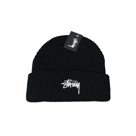 Stussy Basic Cuff Beanie | Black | One Size