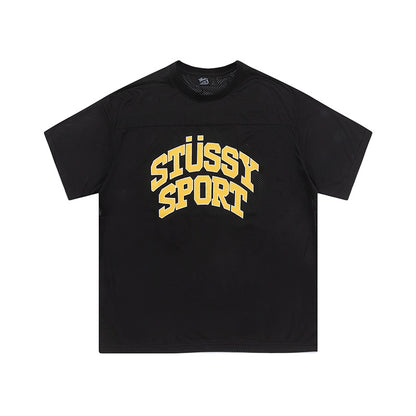 Stussy Sport Mesh Football Jersey | Black | Medium