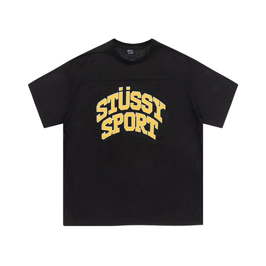 Stussy Sport Mesh Football Jersey | Black | Medium