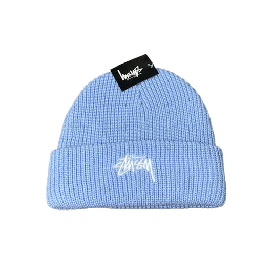 Stussy Basic Cuff Beanie | Blue | One Size