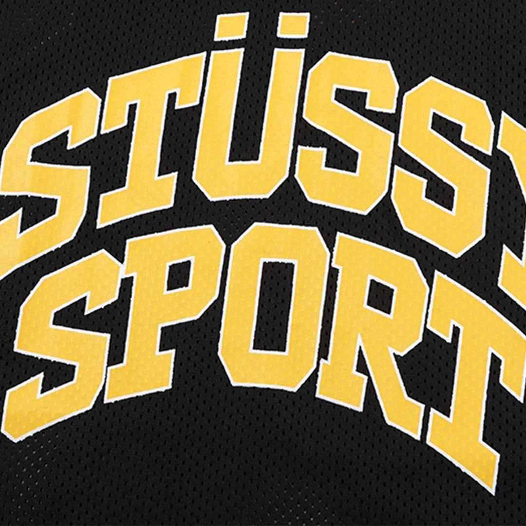 Stussy Sport Mesh Football Jersey | Black | Medium