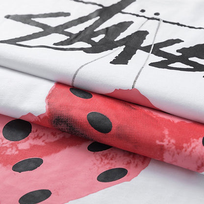 Stussy Fuzzy Dice Tee | White | Medium